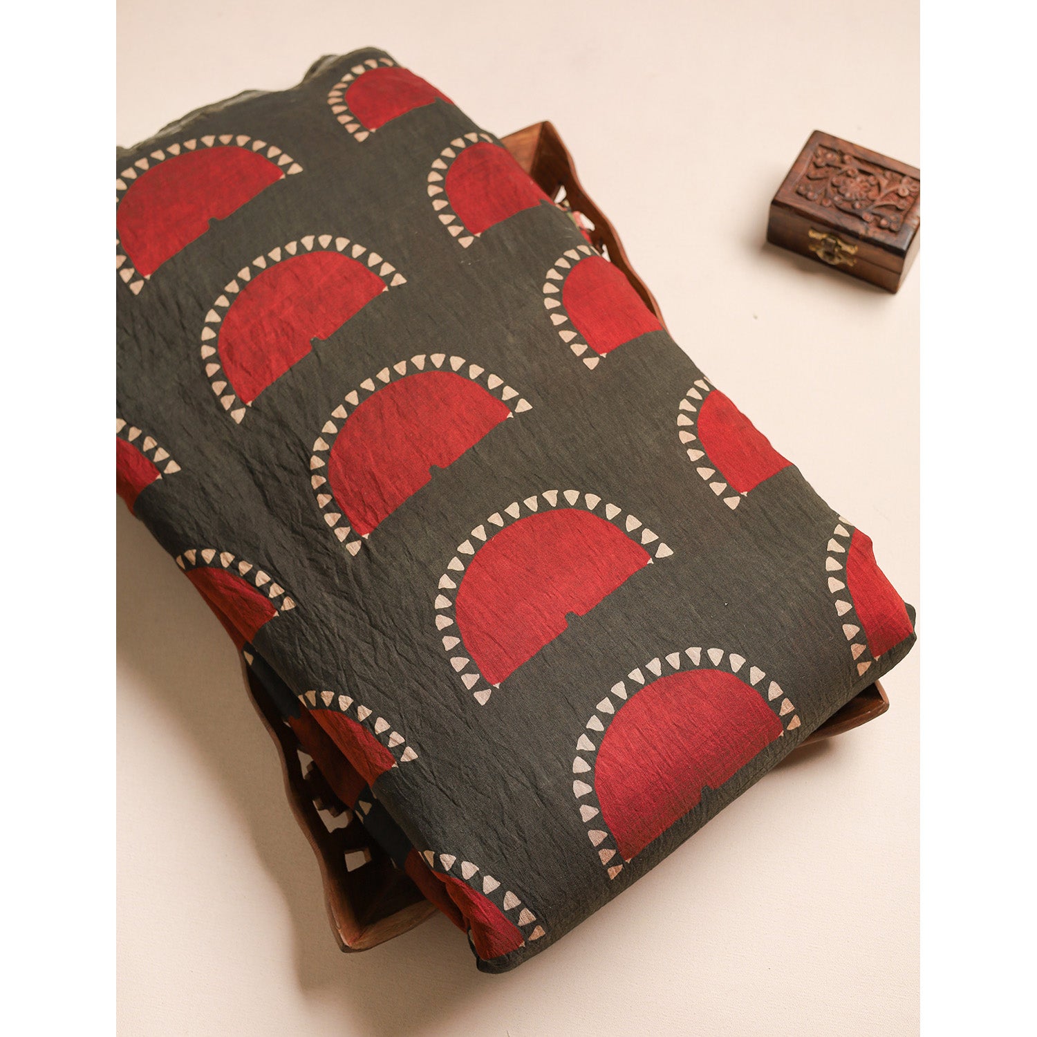 GULBAHAAR - PURE MOGRA CHANDERI SILK FABRIC