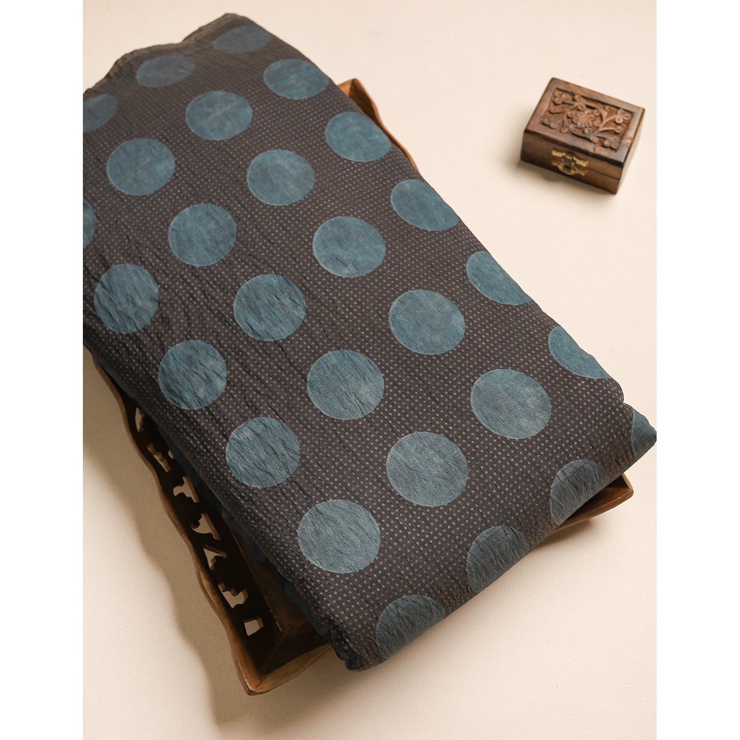 GULBAHAAR - PURE MOGRA CHANDERI SILK FABRIC