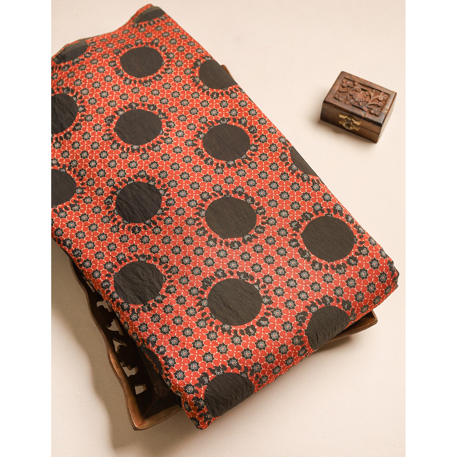 GULBAHAAR - PURE MOGRA CHANDERI SILK FABRIC