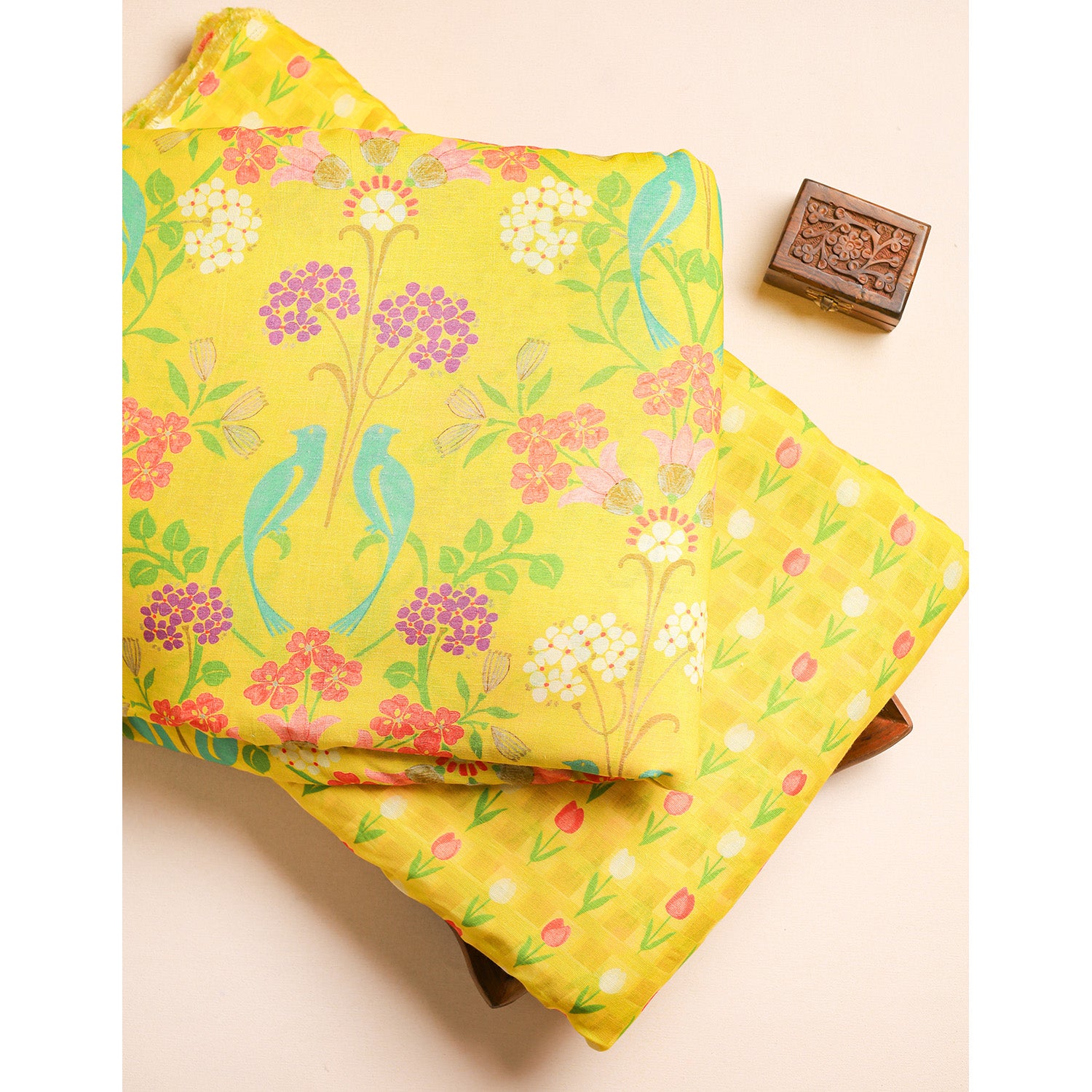 LINEN GEORGETTE PRINTED FABRICS