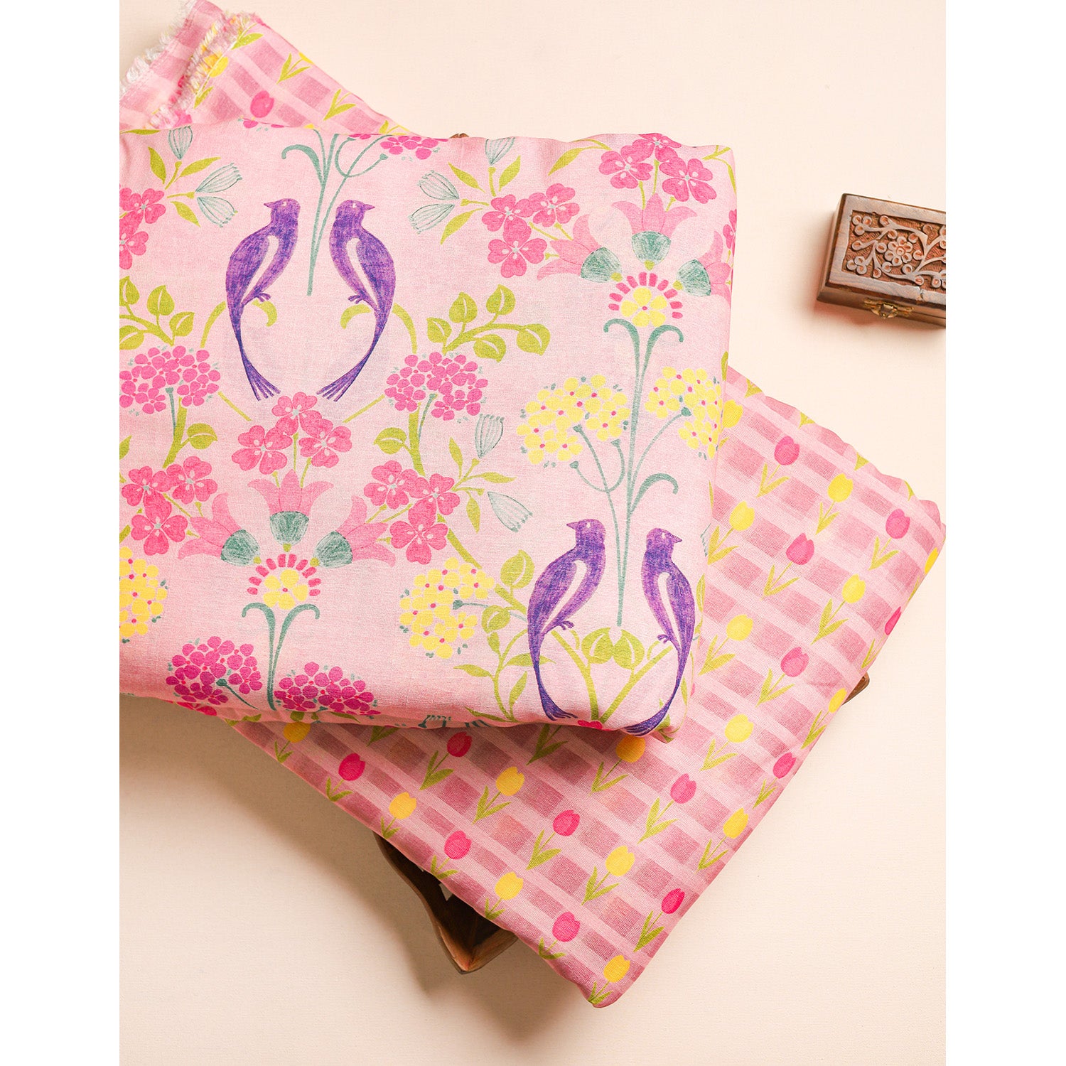 LINEN GEORGETTE PRINTED FABRICS