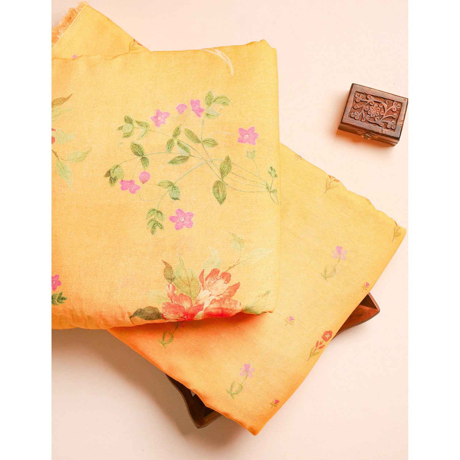 LINEN GEORGETTE PRINTED FABRICS