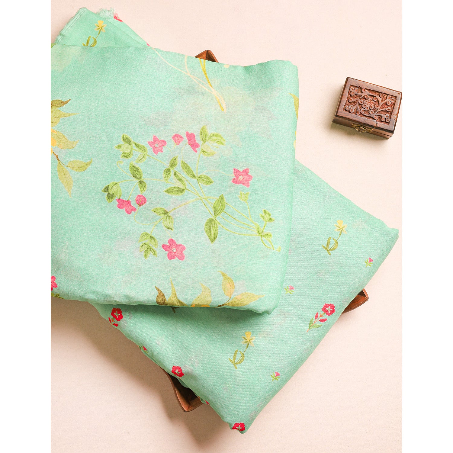 LINEN GEORGETTE PRINTED FABRICS