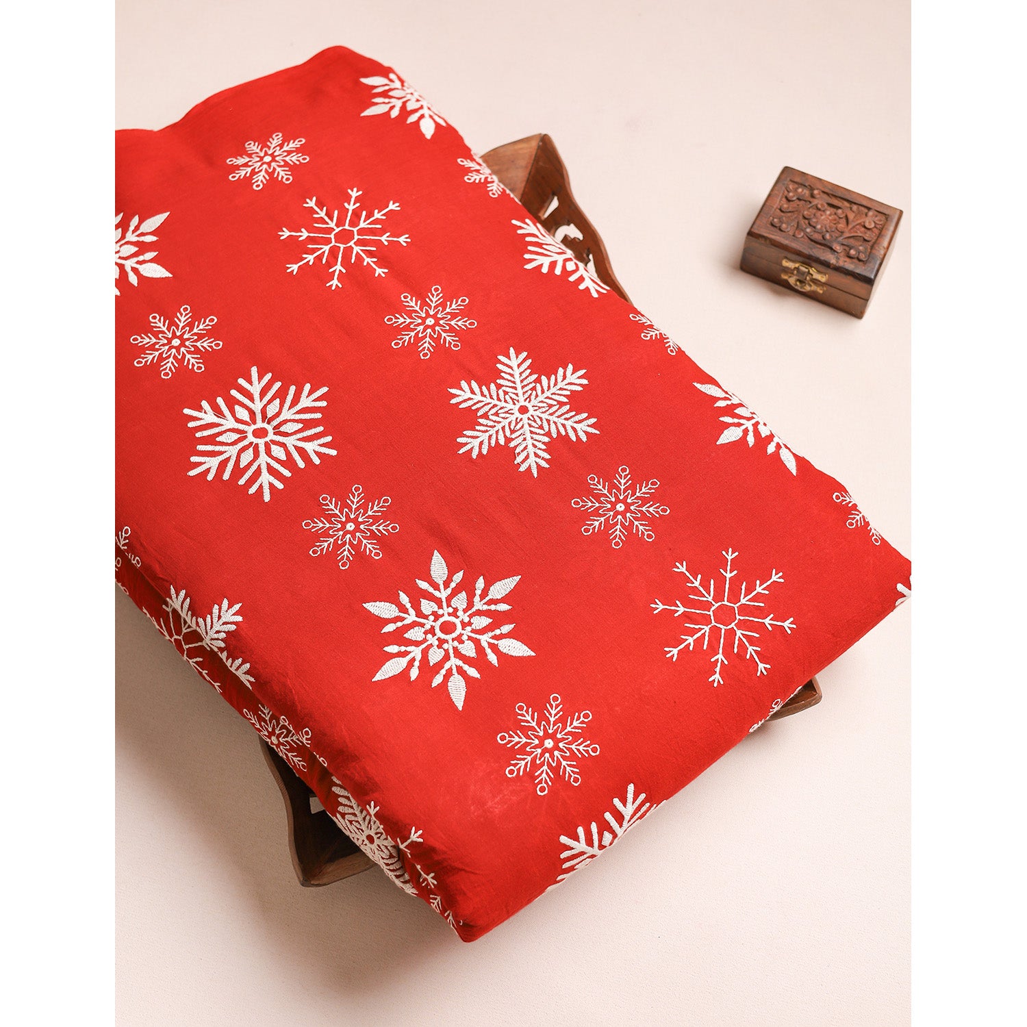 COTTON EMBROIDERED FABRIC