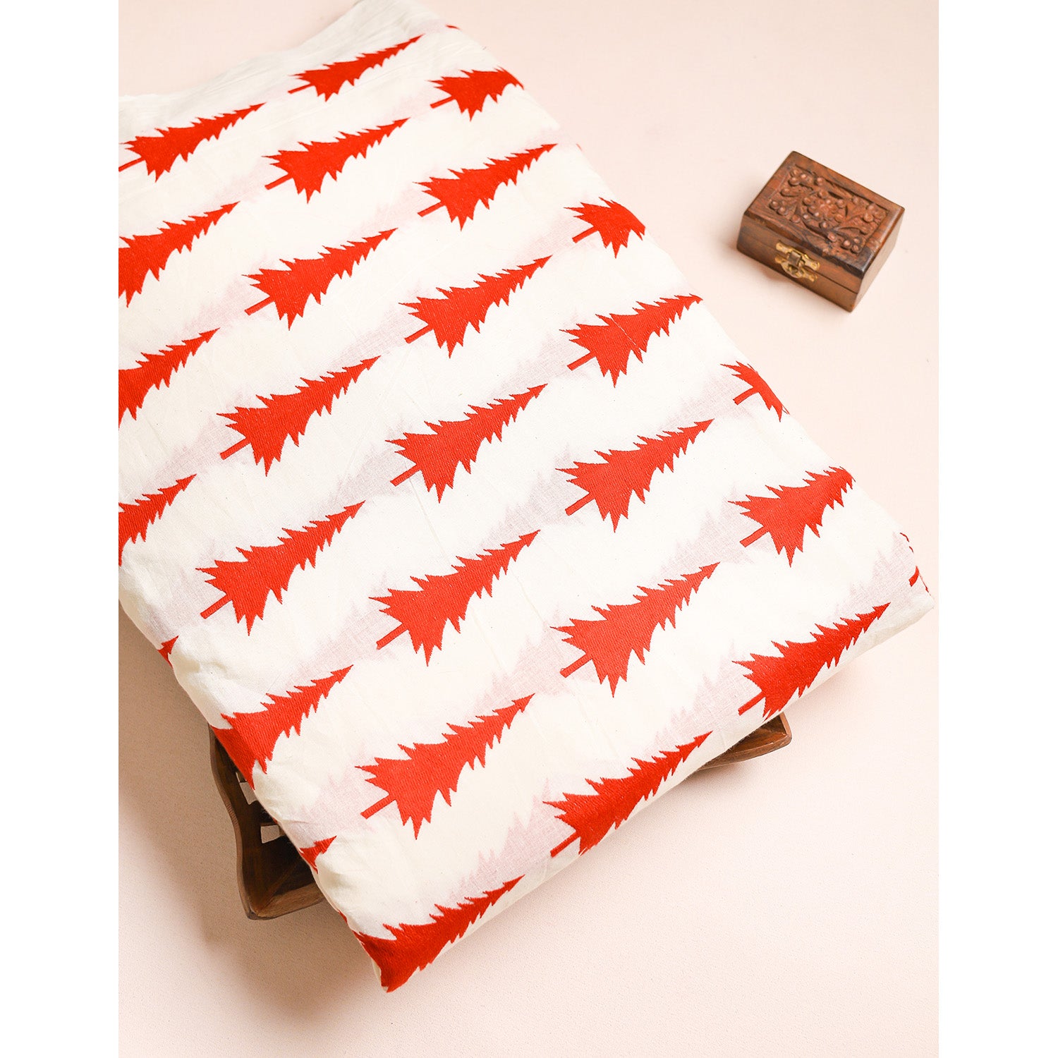 COTTON EMBROIDERED FABRIC