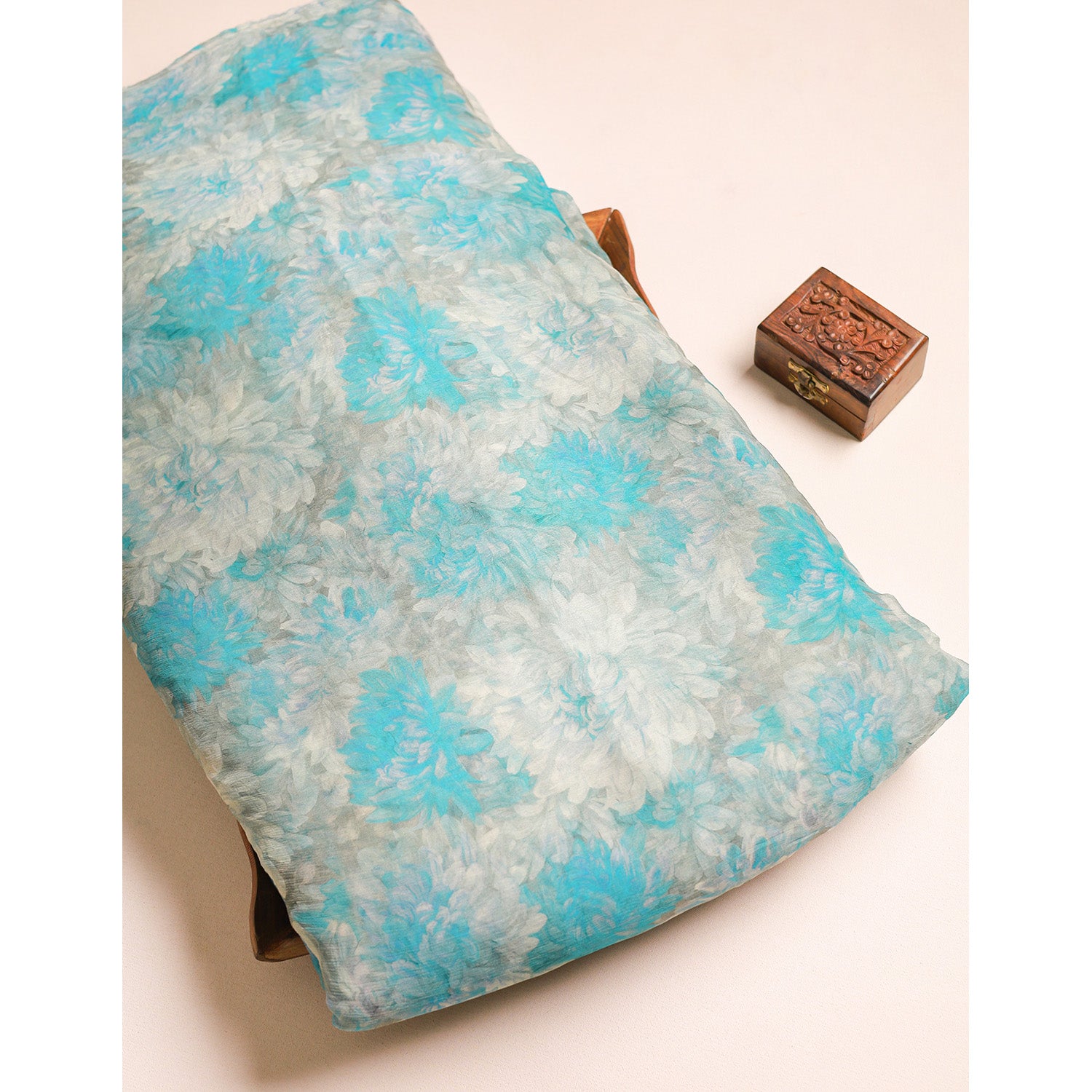 sachin and babi light blue dress CHIFFON – Akrithi