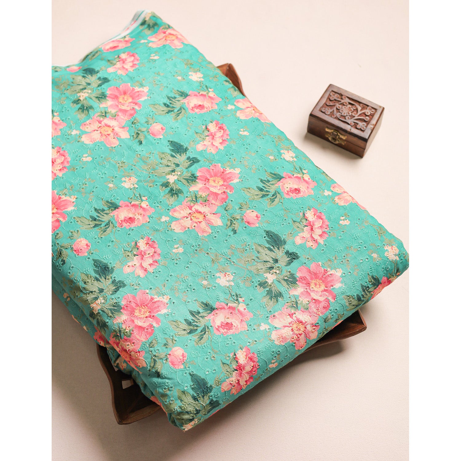 PURE COTTON SCHIFFLI HAKOBA FABRIC