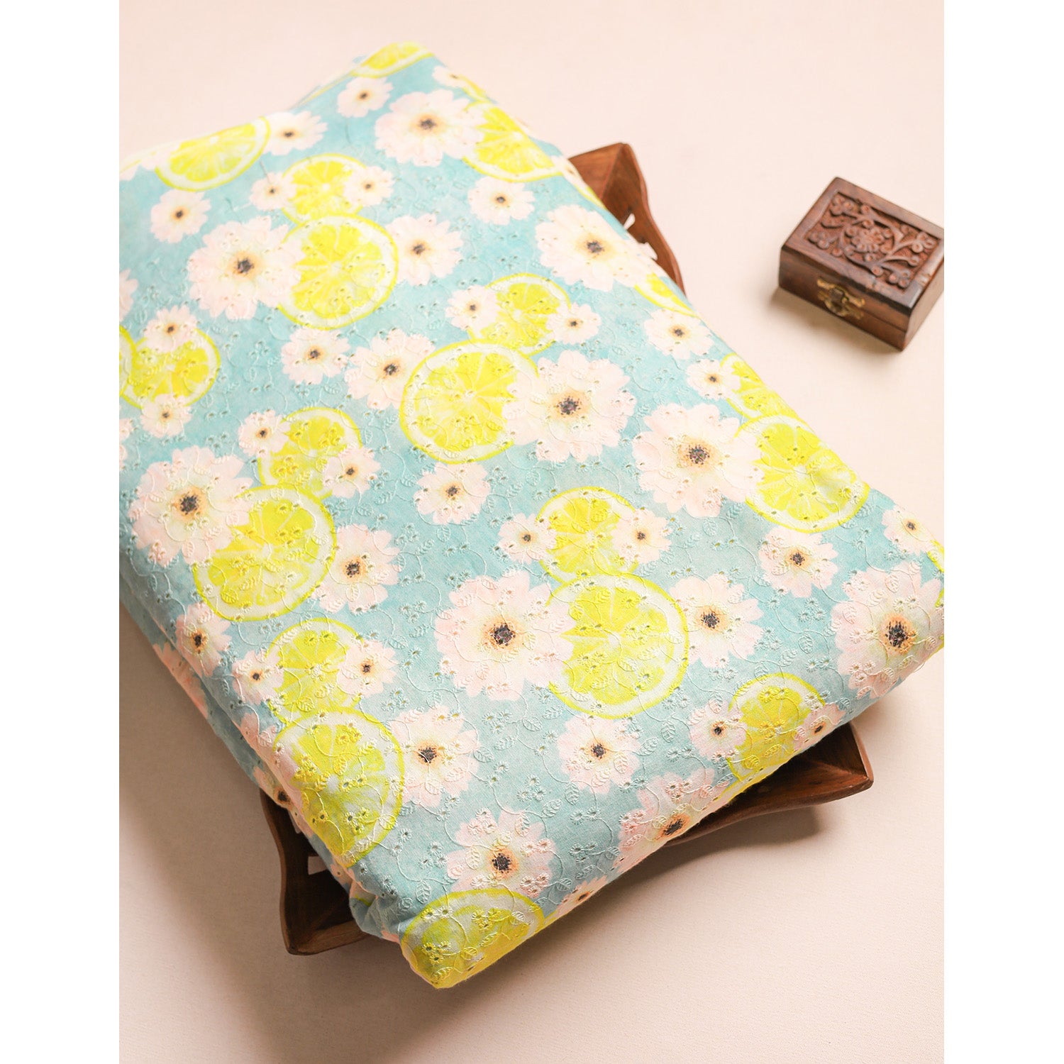 PURE COTTON SCHIFFLI HAKOBA FABRIC