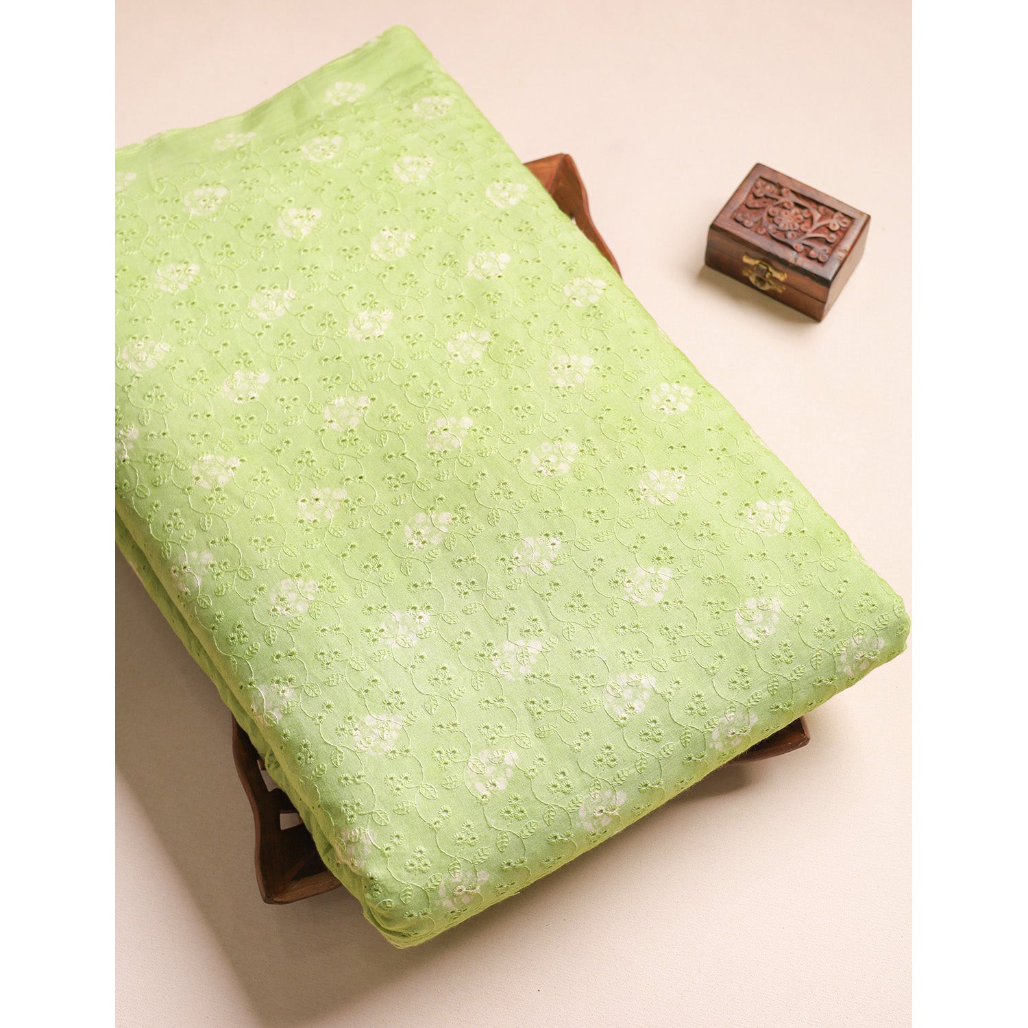 PURE COTTON SCHIFFLI HAKOBA FABRIC