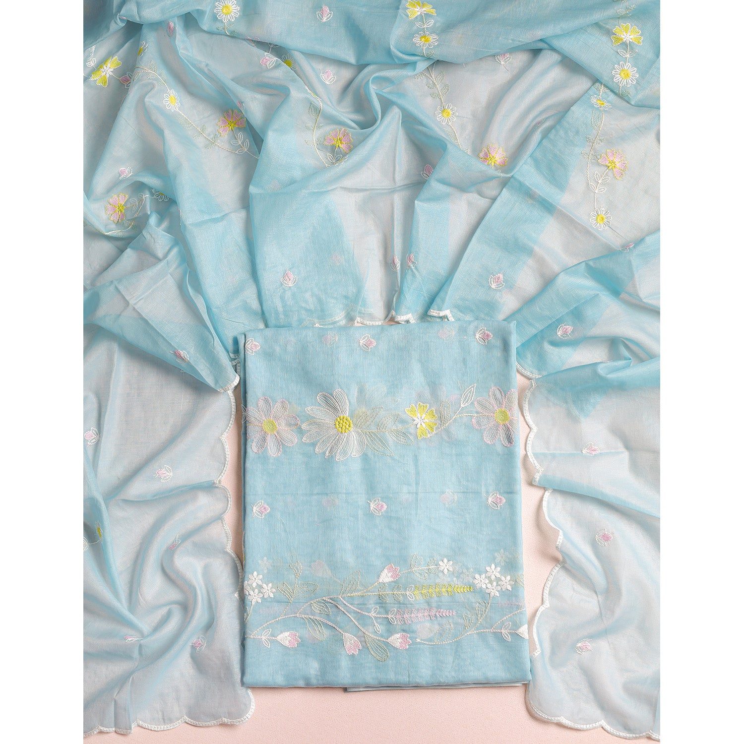 MUL CHANDERI 2 PIECE SET