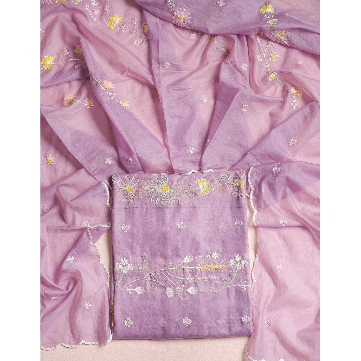 MUL CHANDERI 2 PIECE SET