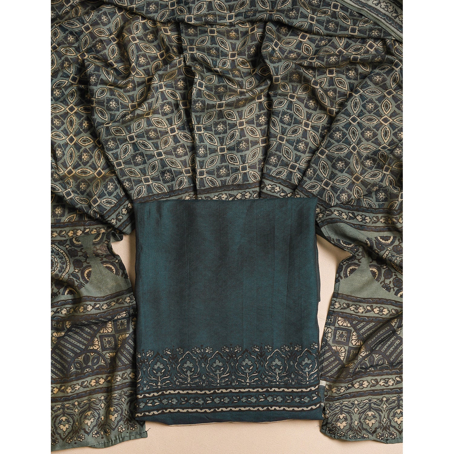 MOGRA CHANDERI SILK 2 PIECE SET