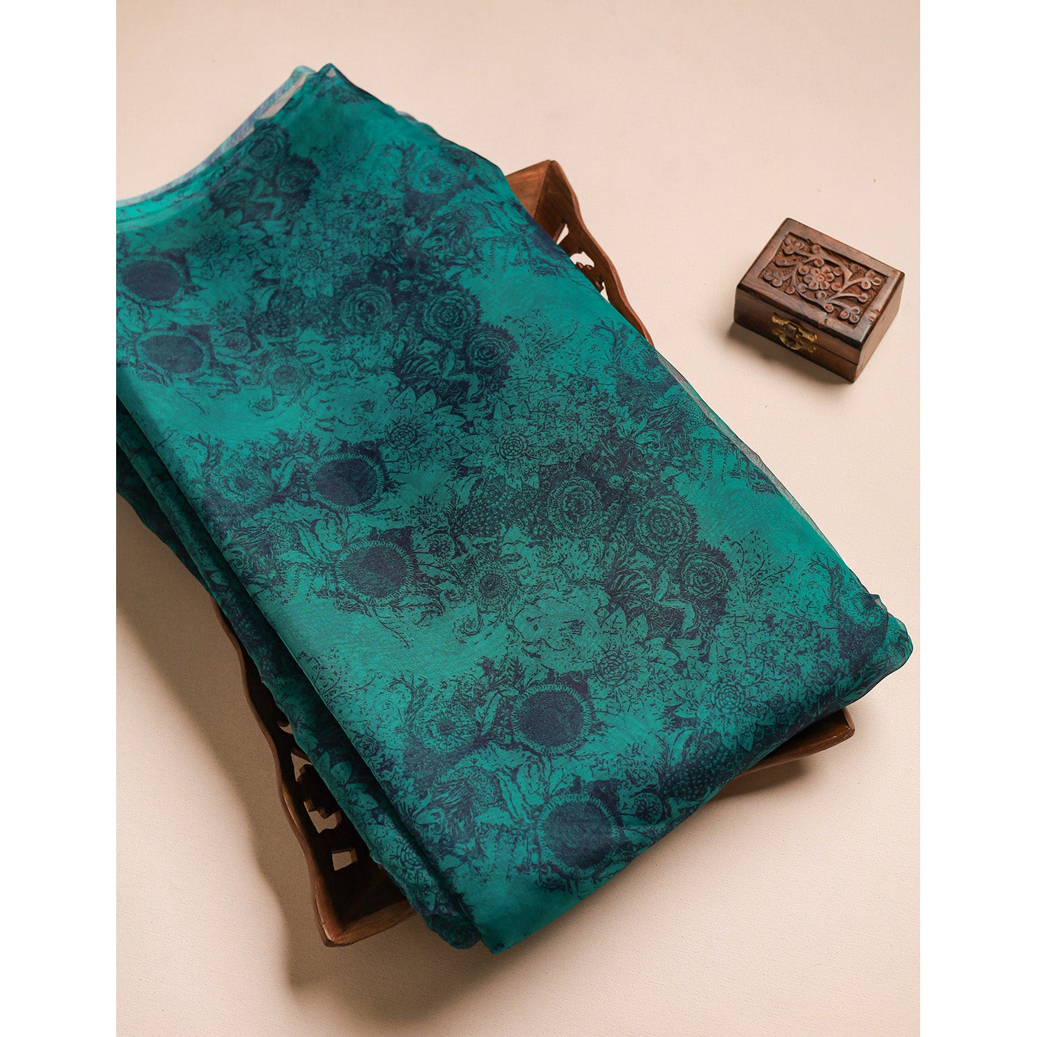 ORGANZA PRINTED FABRIC