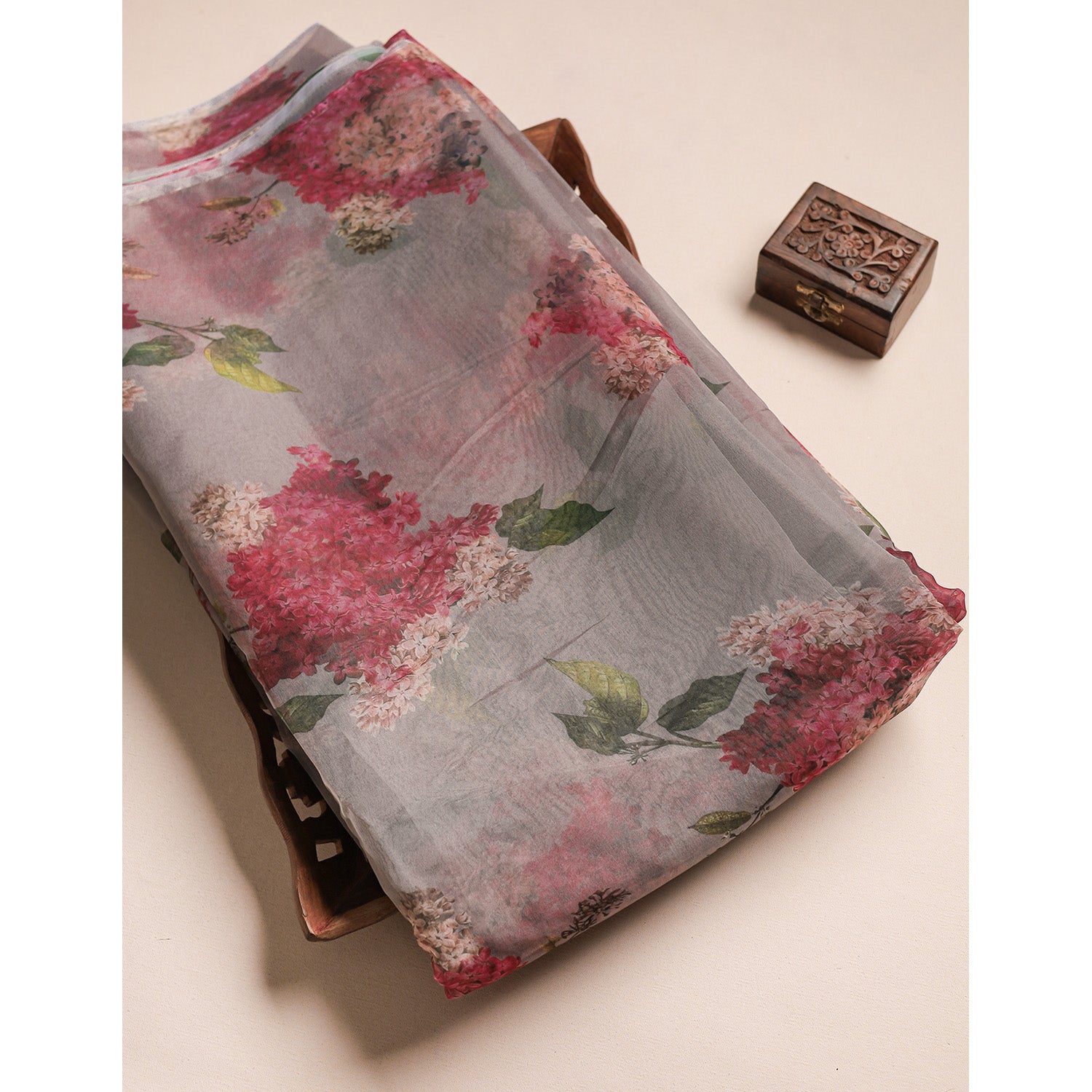 ORGANZA PRINTED FABRIC