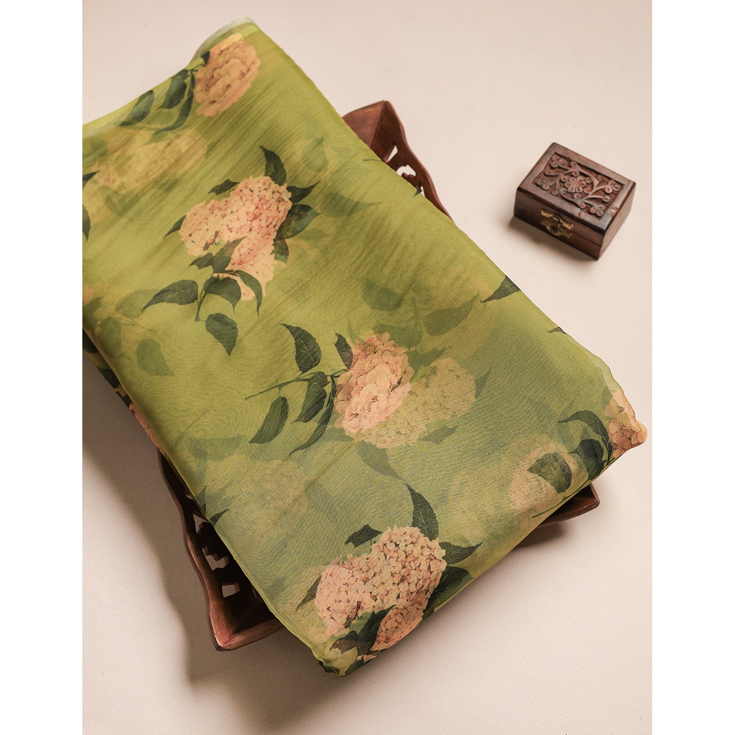 ORGANZA PRINTED FABRIC