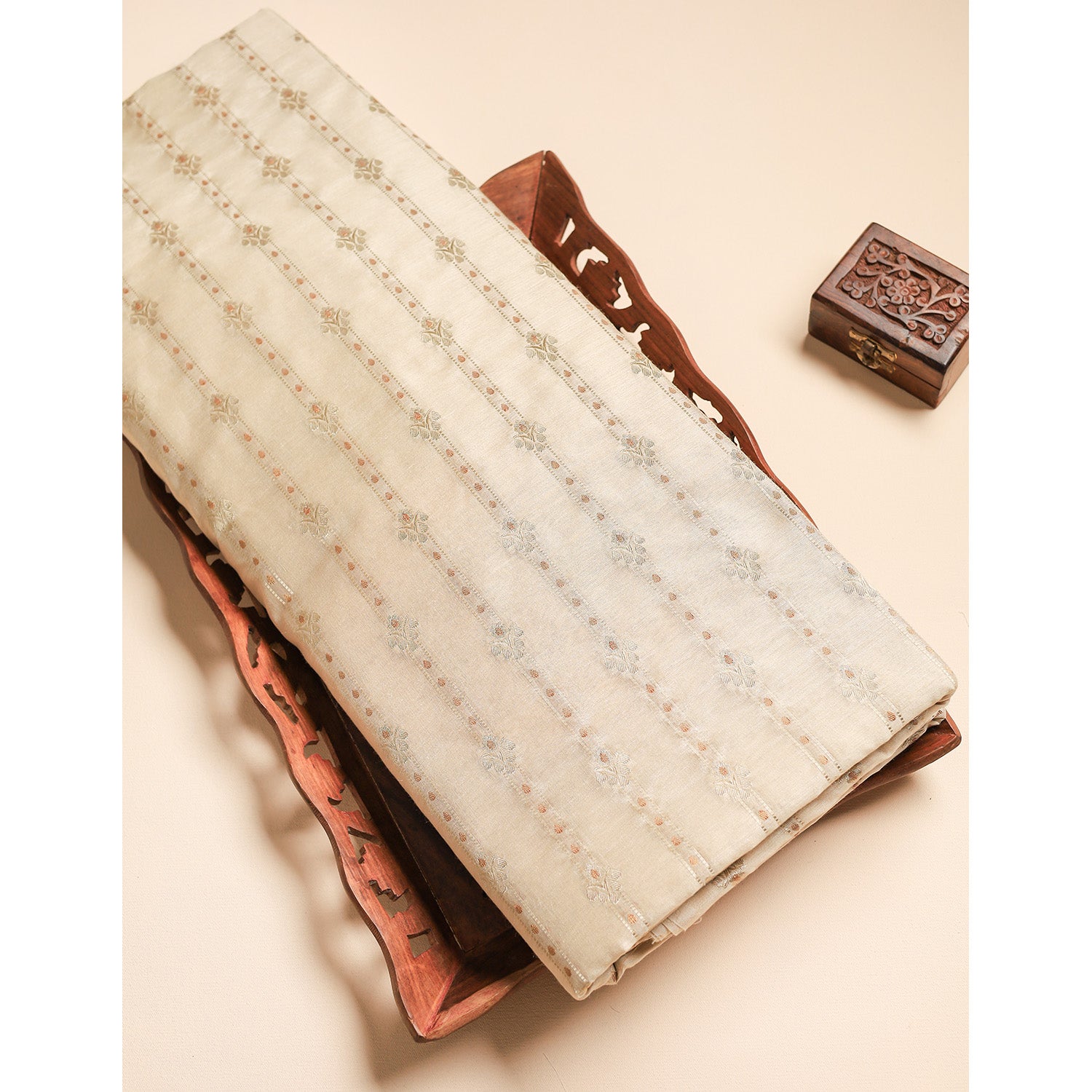 PURE KATAN SILK BANARASI FABRIC