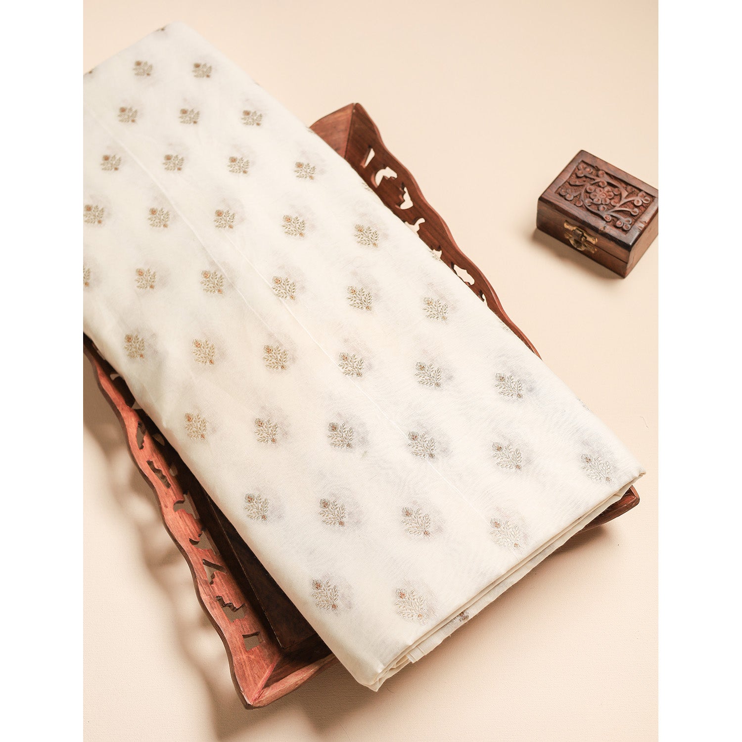 PURE KATAN SILK BANARASI FABRIC