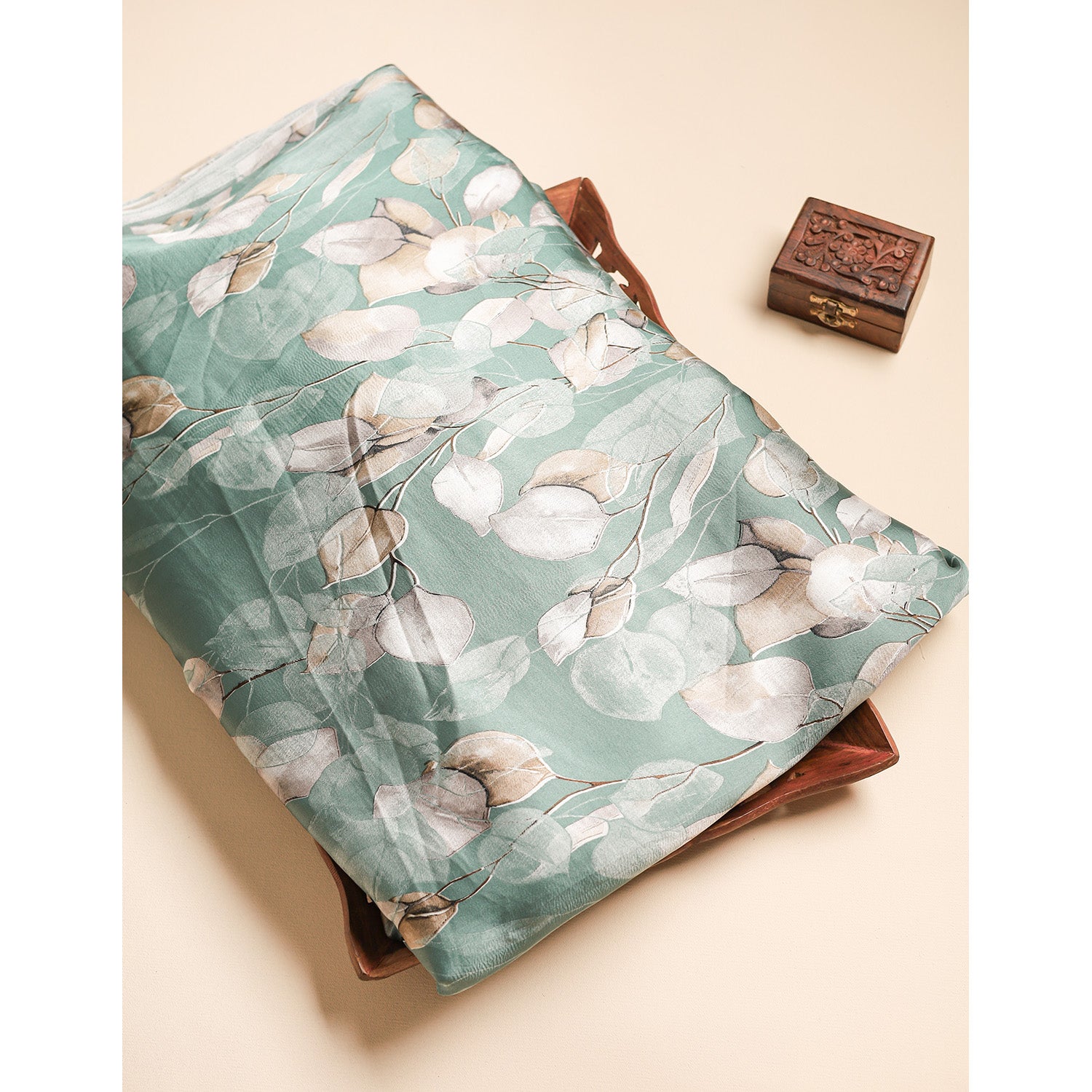 CREPE SILK PRINTED FABRIC