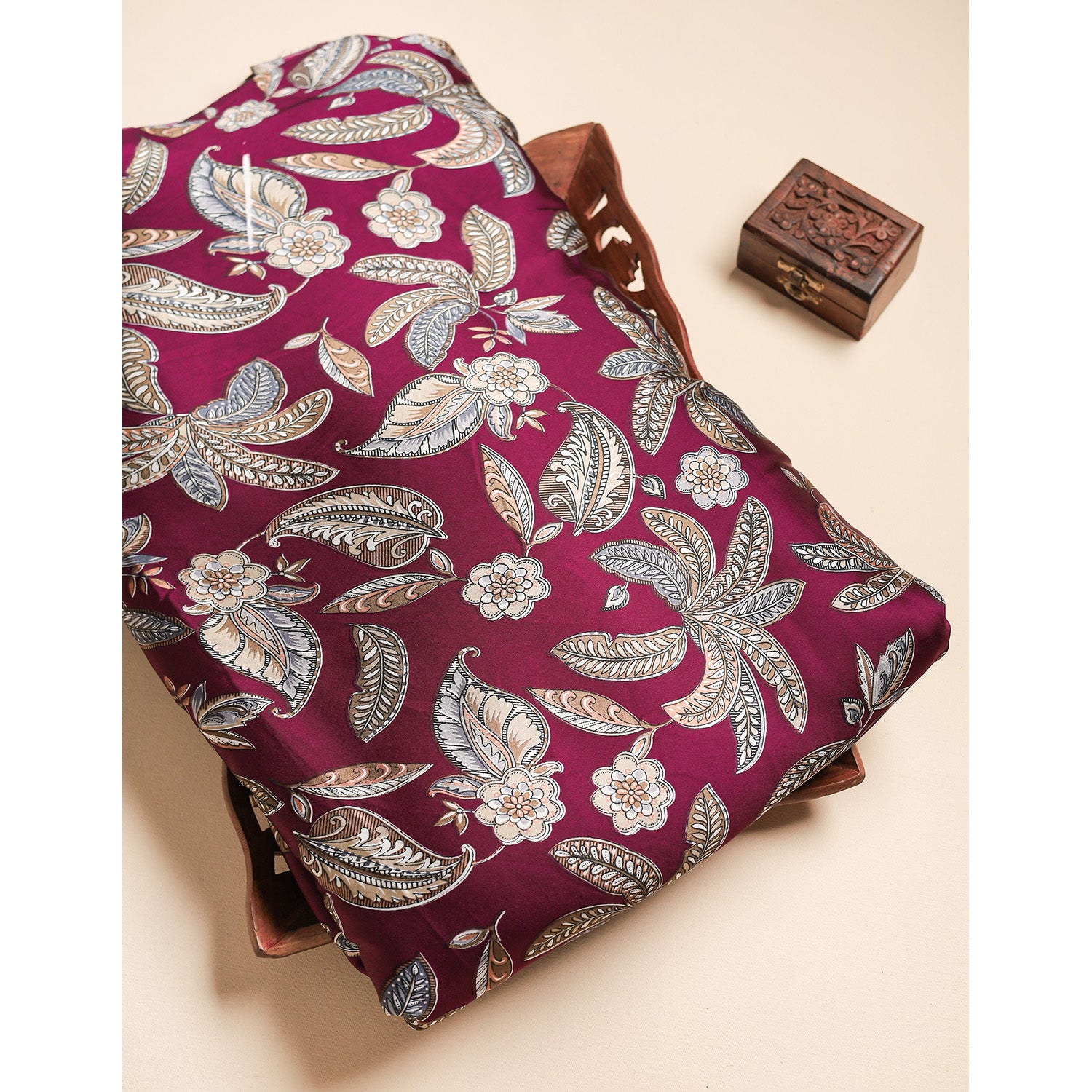 CREPE SILK PRINTED FABRIC