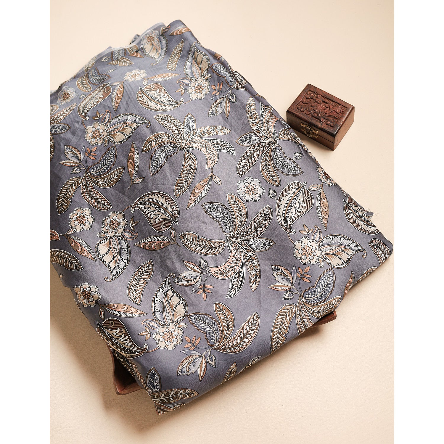 CREPE SILK PRINTED FABRIC