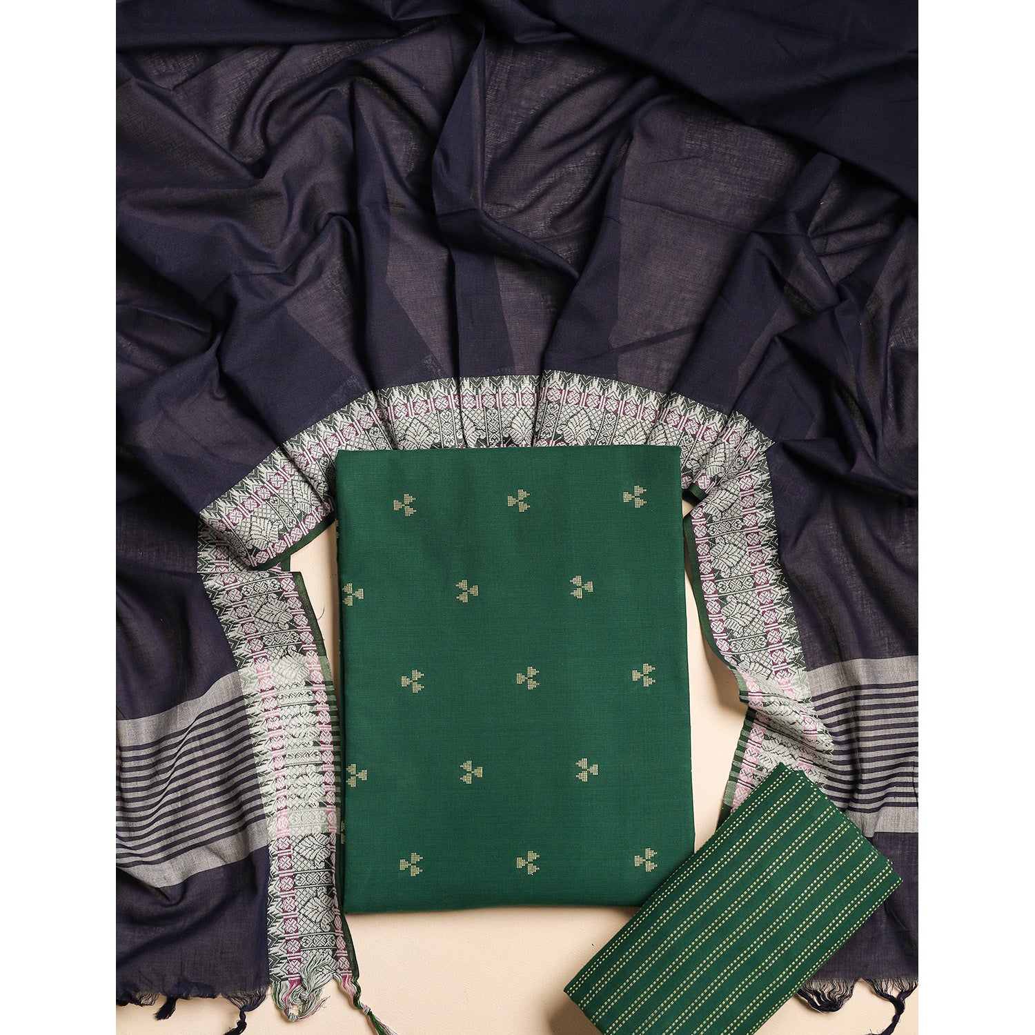 COTTON HANDLOOM SUIT SET