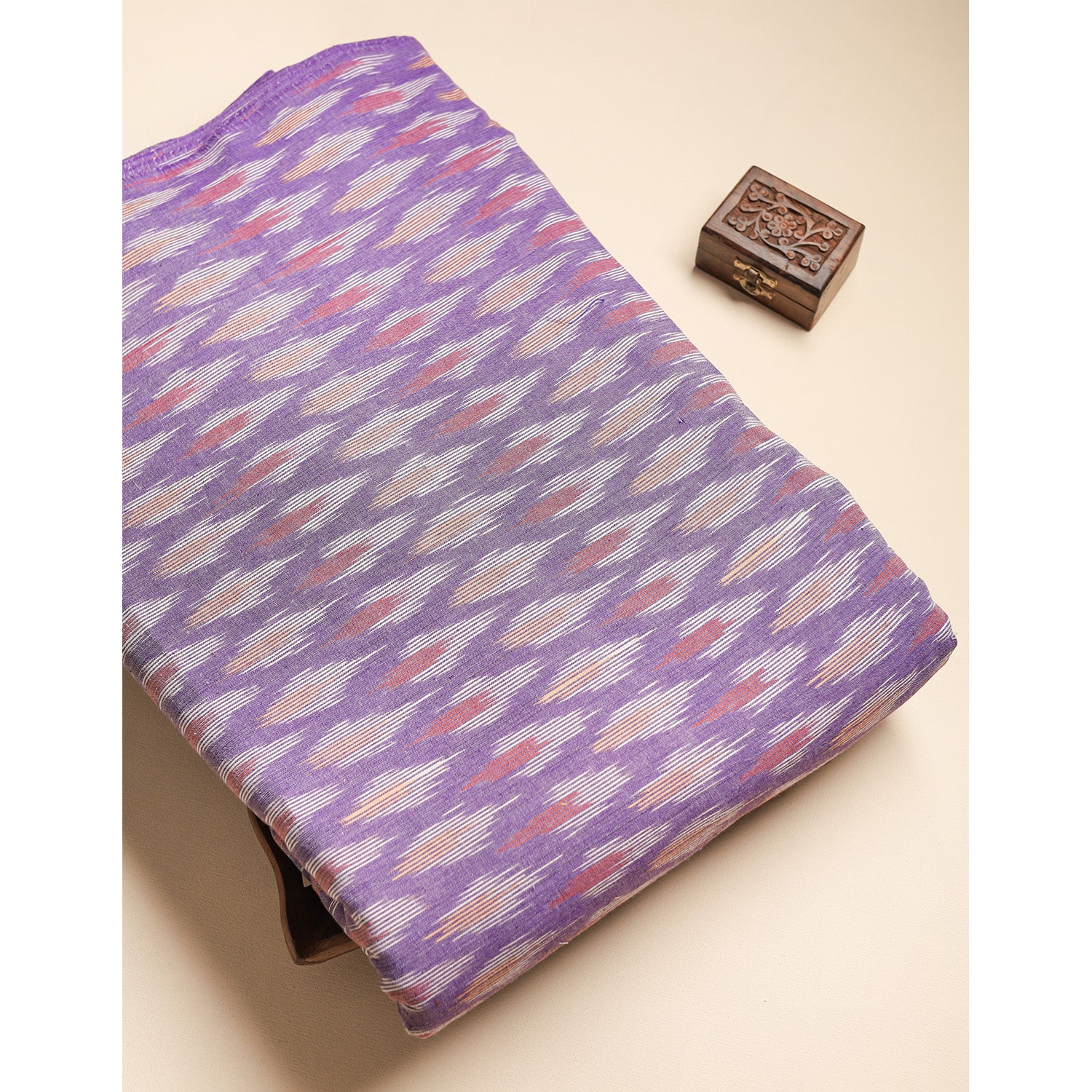 Pure Pochampally Cotton Ikat Fabric