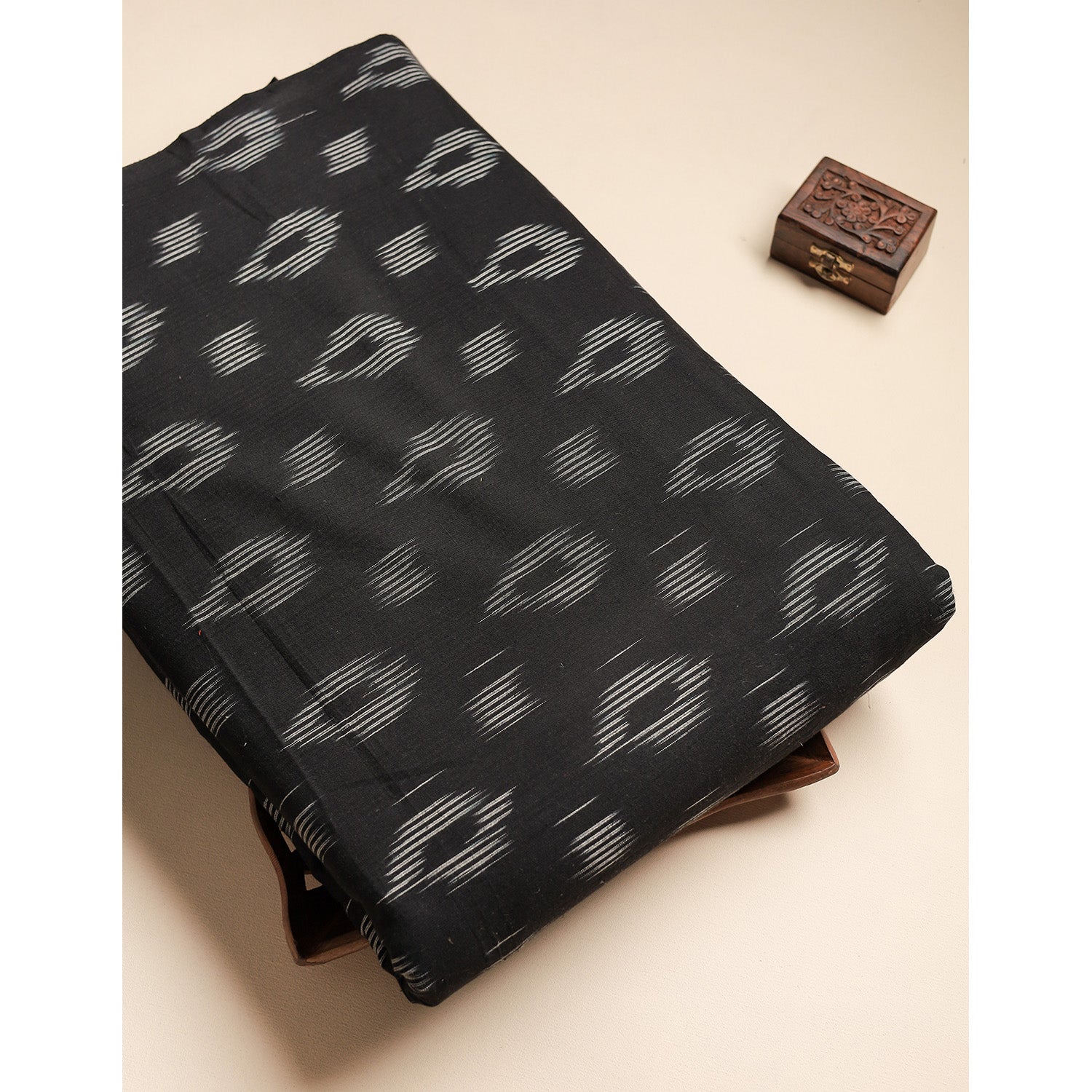 Pure Pochampally Cotton Ikat Fabric