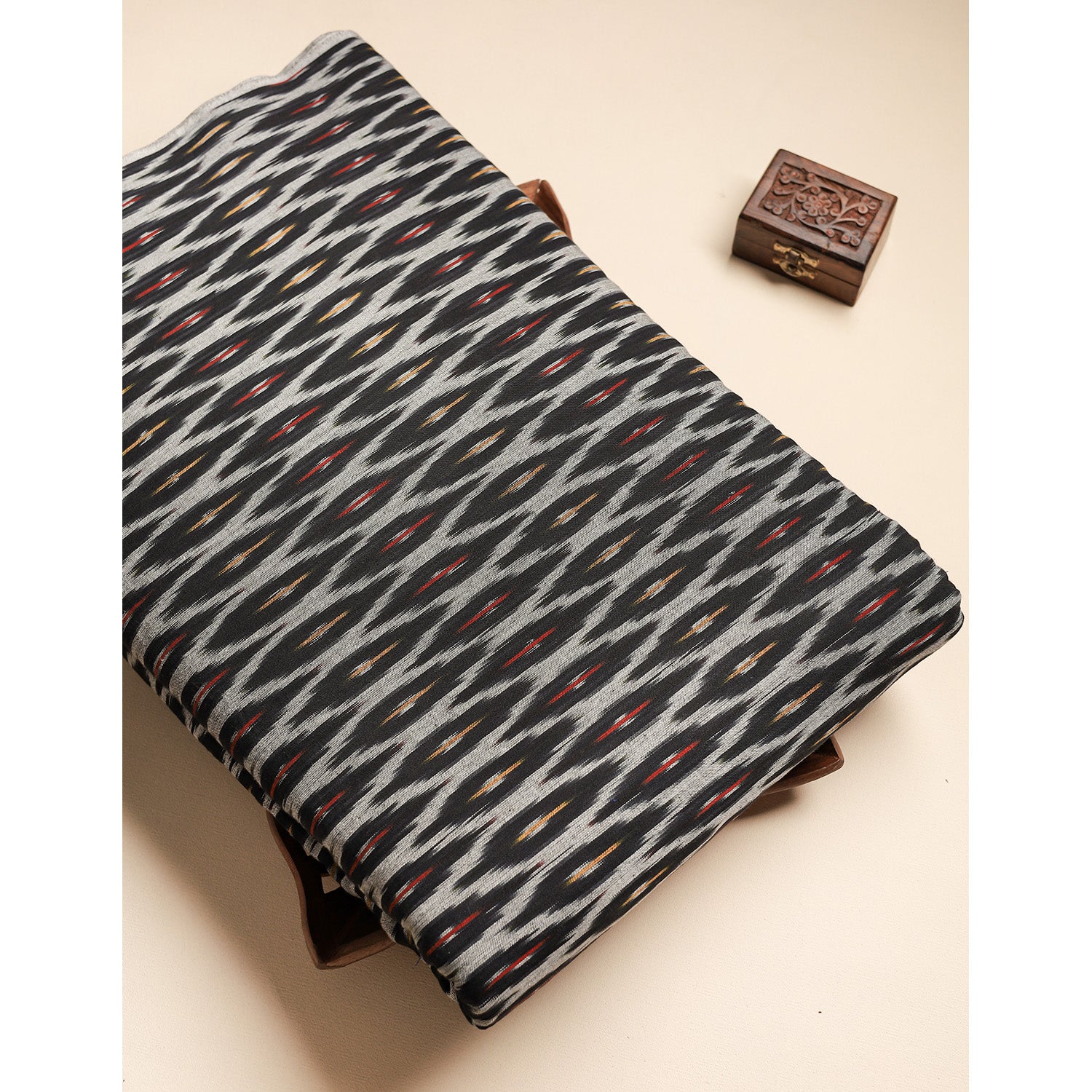 Pure Pochampally Cotton Ikat Fabric