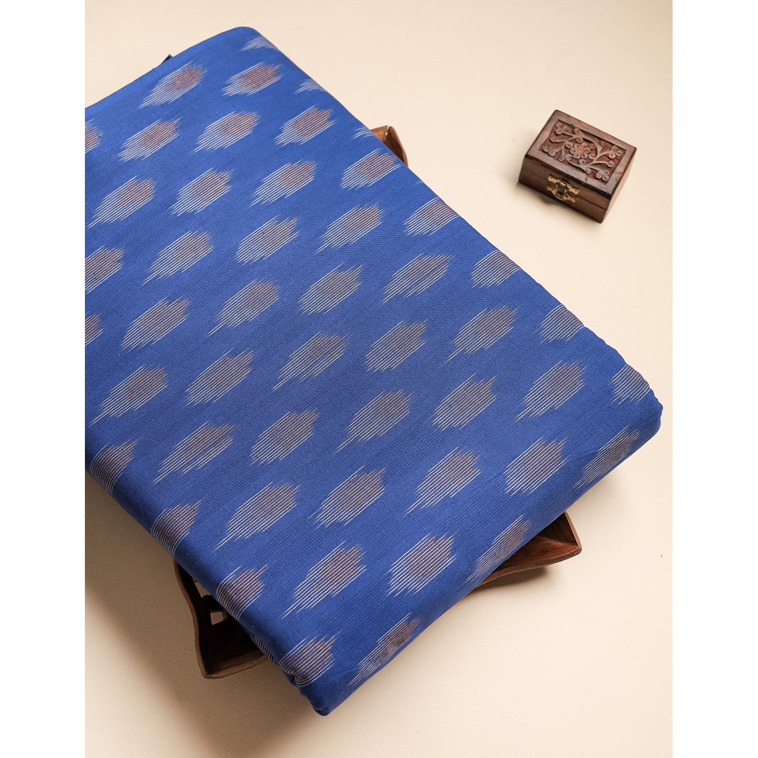 Pure Pochampally Cotton Ikat Fabric