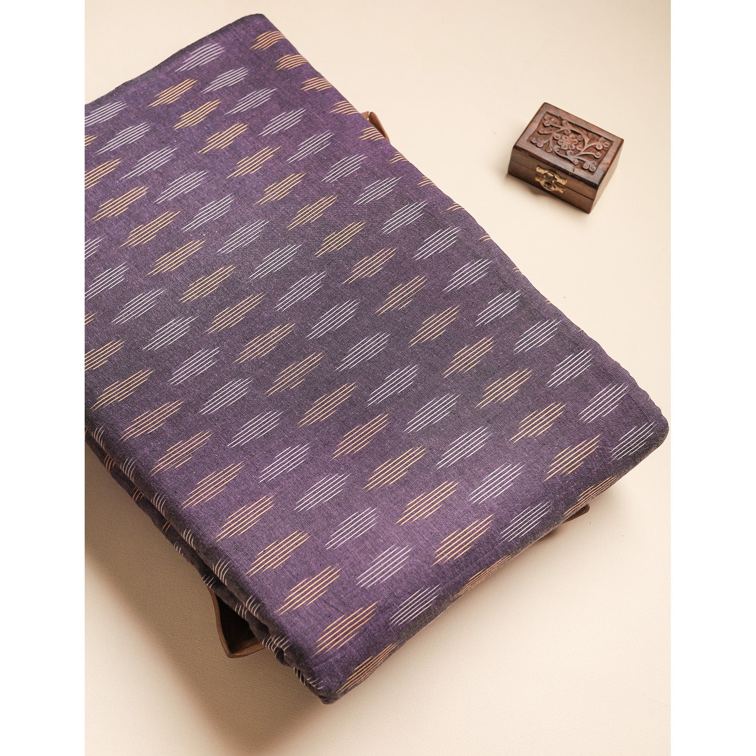 Pure Pochampally Cotton Ikat Fabric