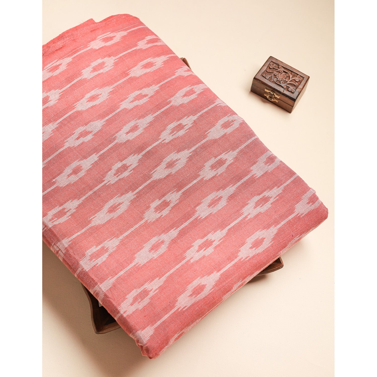 Pure Pochampally Cotton Ikat Fabric