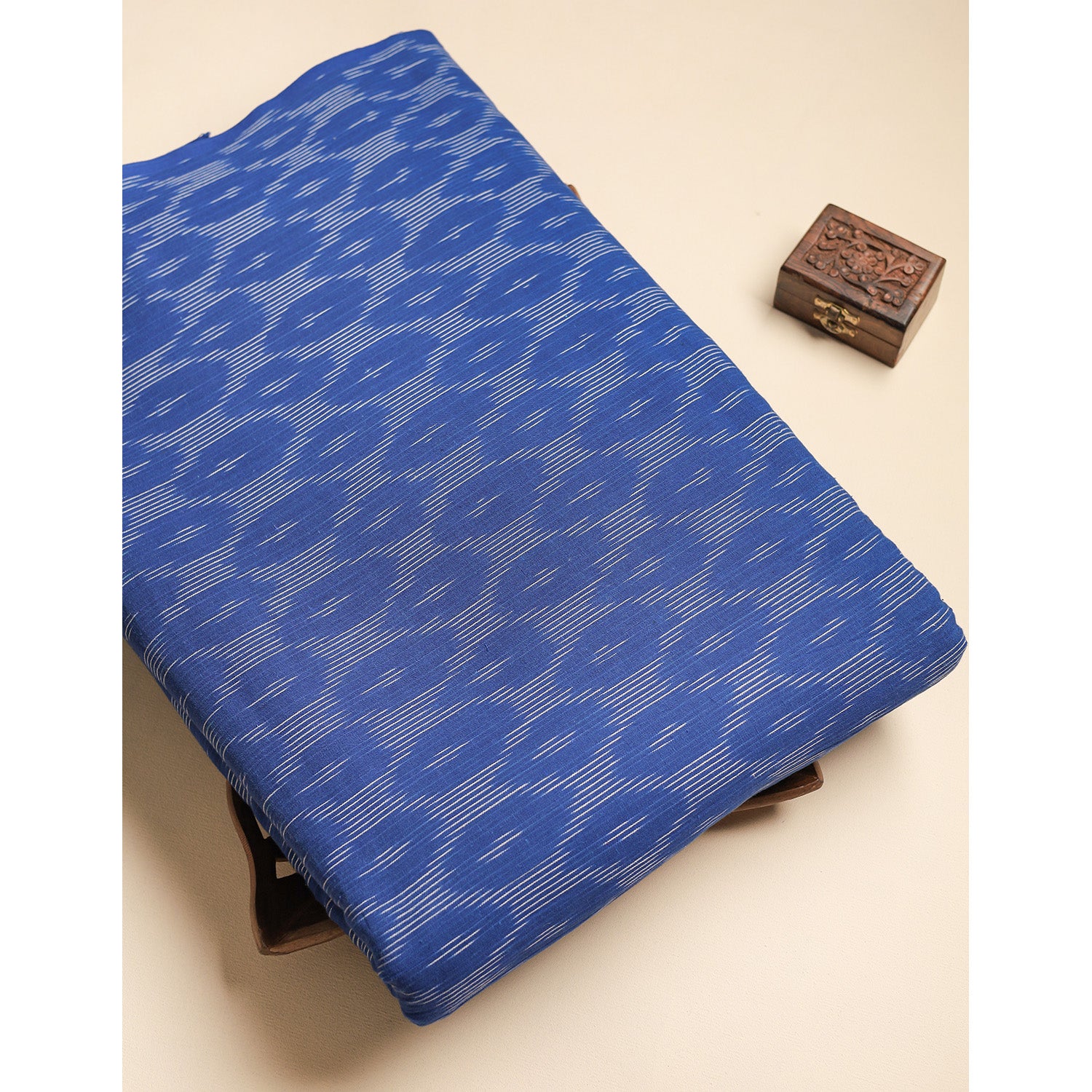 Pure Pochampally Cotton Ikat Fabric