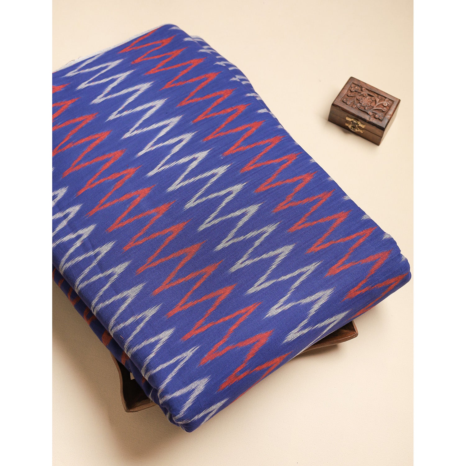 Pure Pochampally Cotton Ikat Fabric