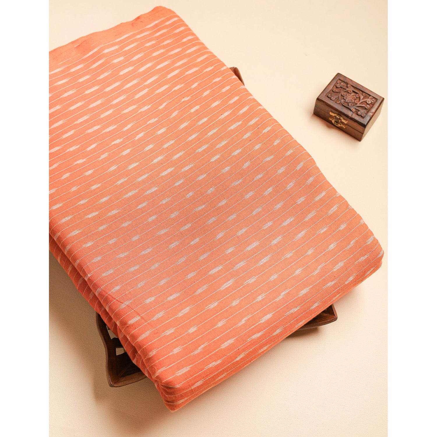 Pure Pochampally Cotton Ikat Fabric