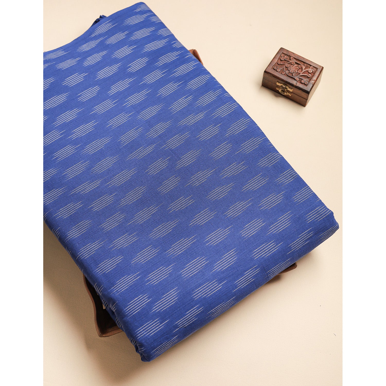 Pure Pochampally Cotton Ikat Fabric