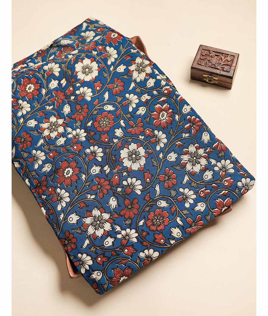 ASSAM SILK KALAMKARI FABRIC