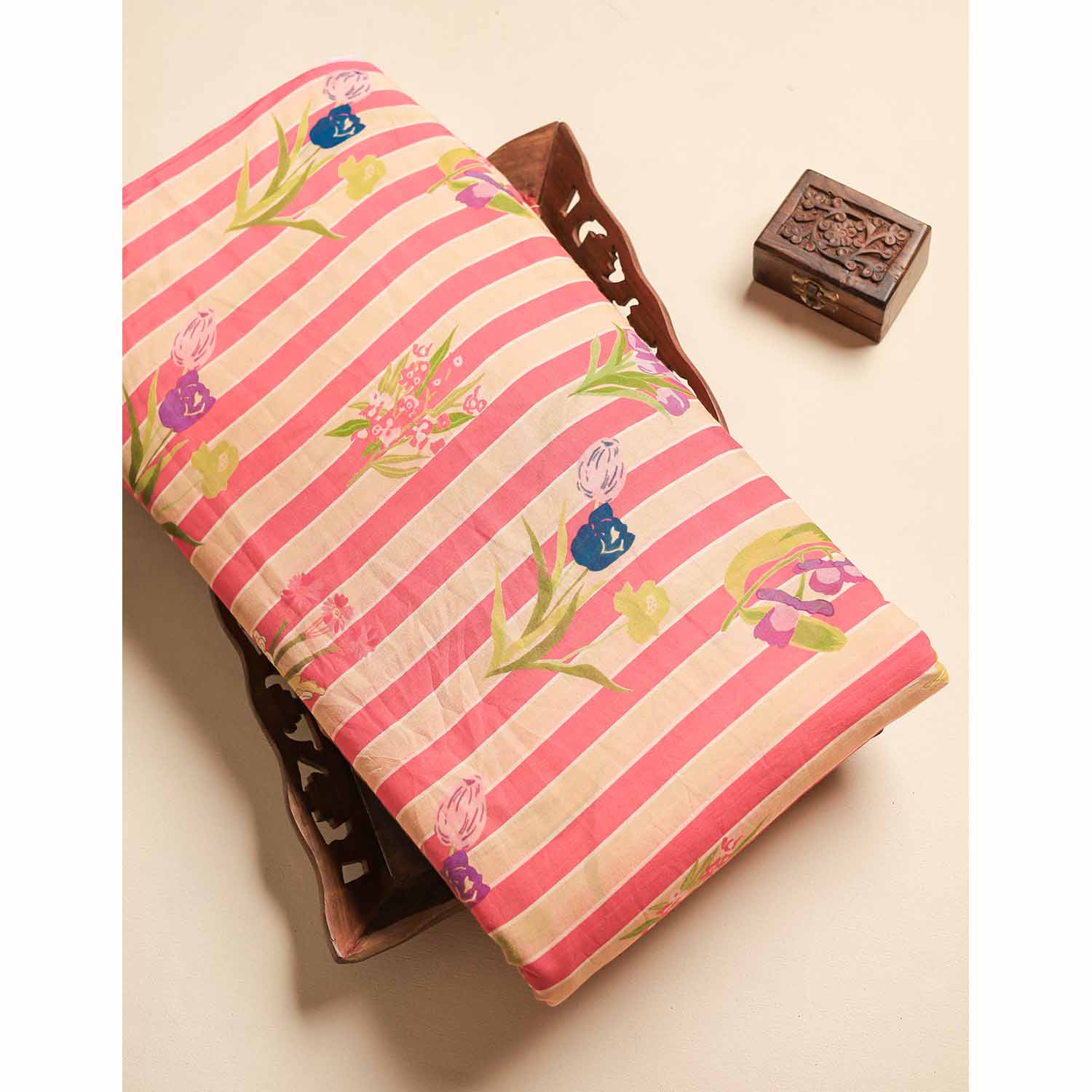 MUL COTTON PRINTED FABRIC