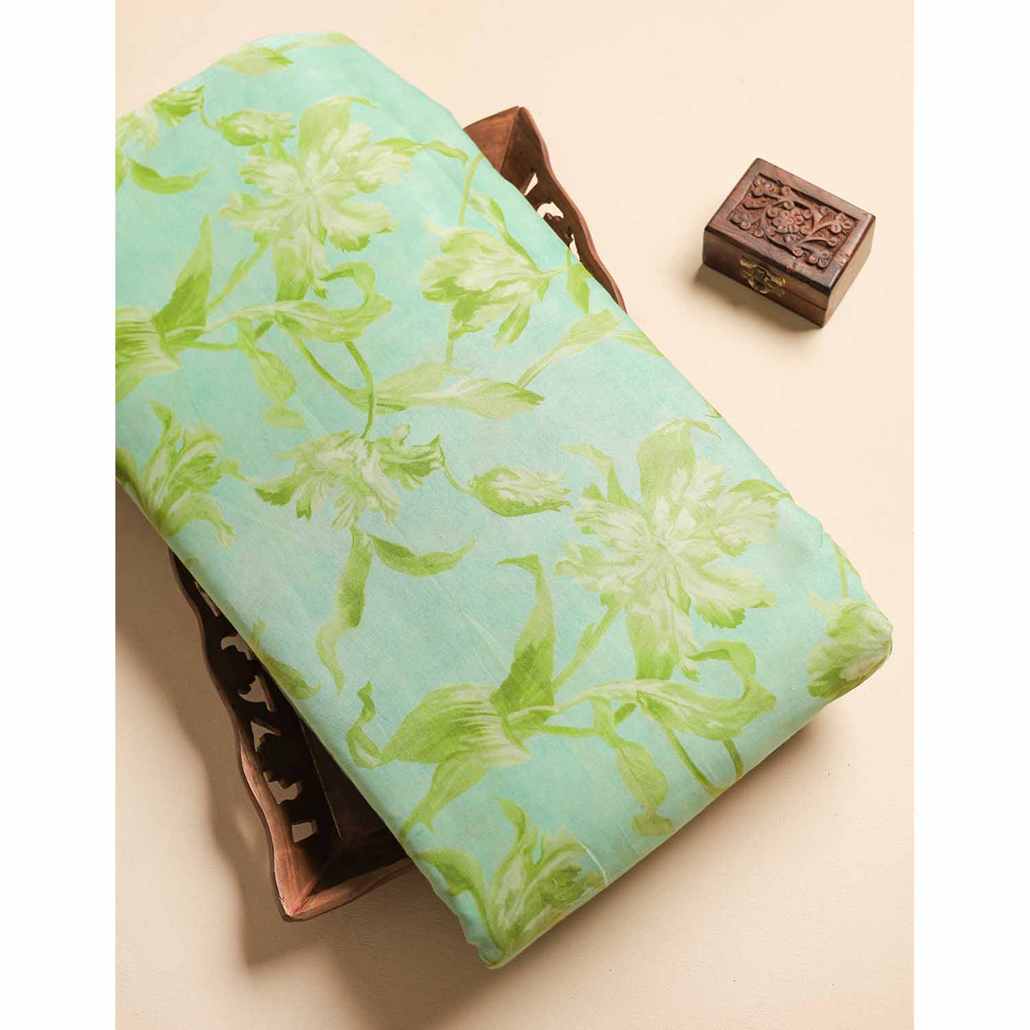 MUL COTTON PRINTED FABRIC