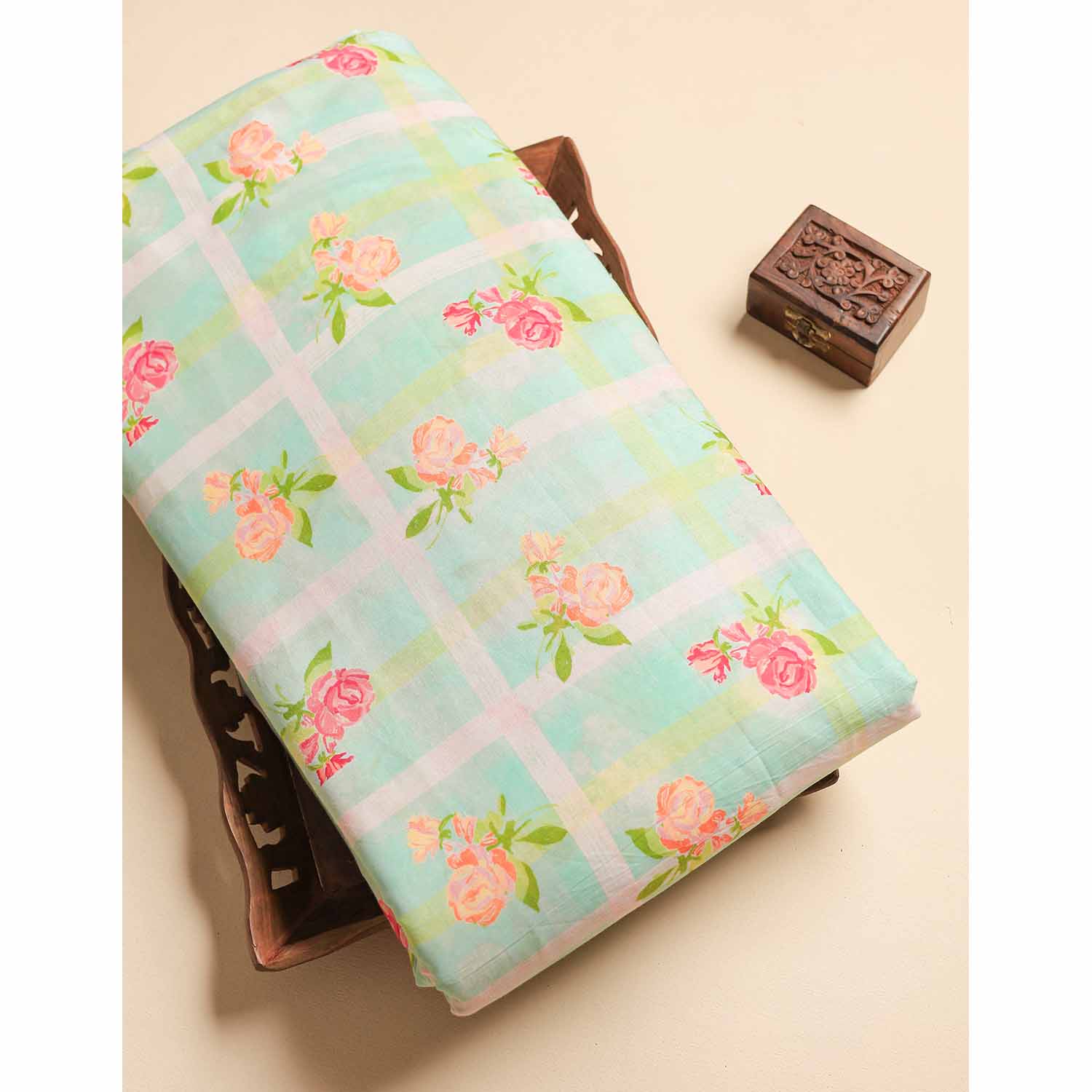 MUL COTTON PRINTED FABRIC