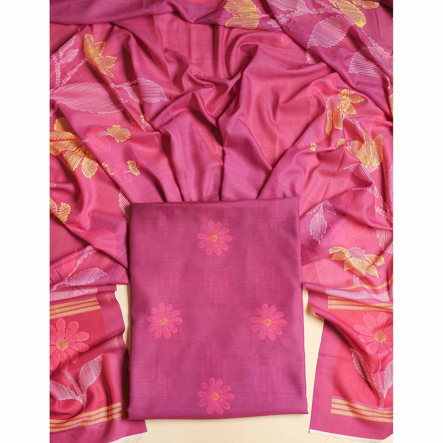 CHANDERI SILK 2 PIECE SET