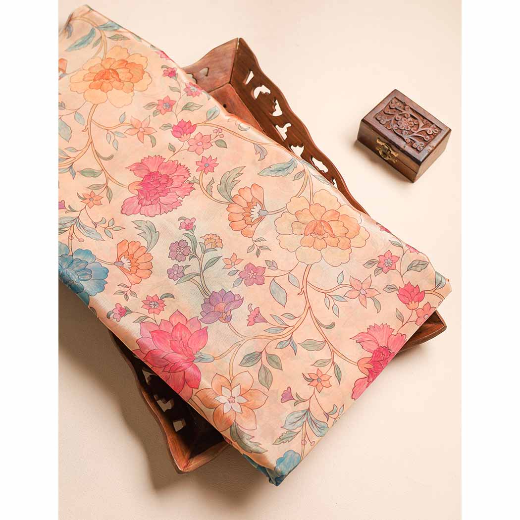 ORGANZA PRINTED FABRIC