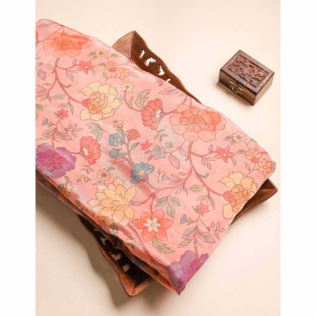 ORGANZA PRINTED FABRIC