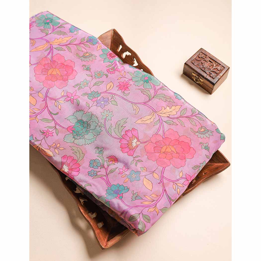 ORGANZA PRINTED FABRIC