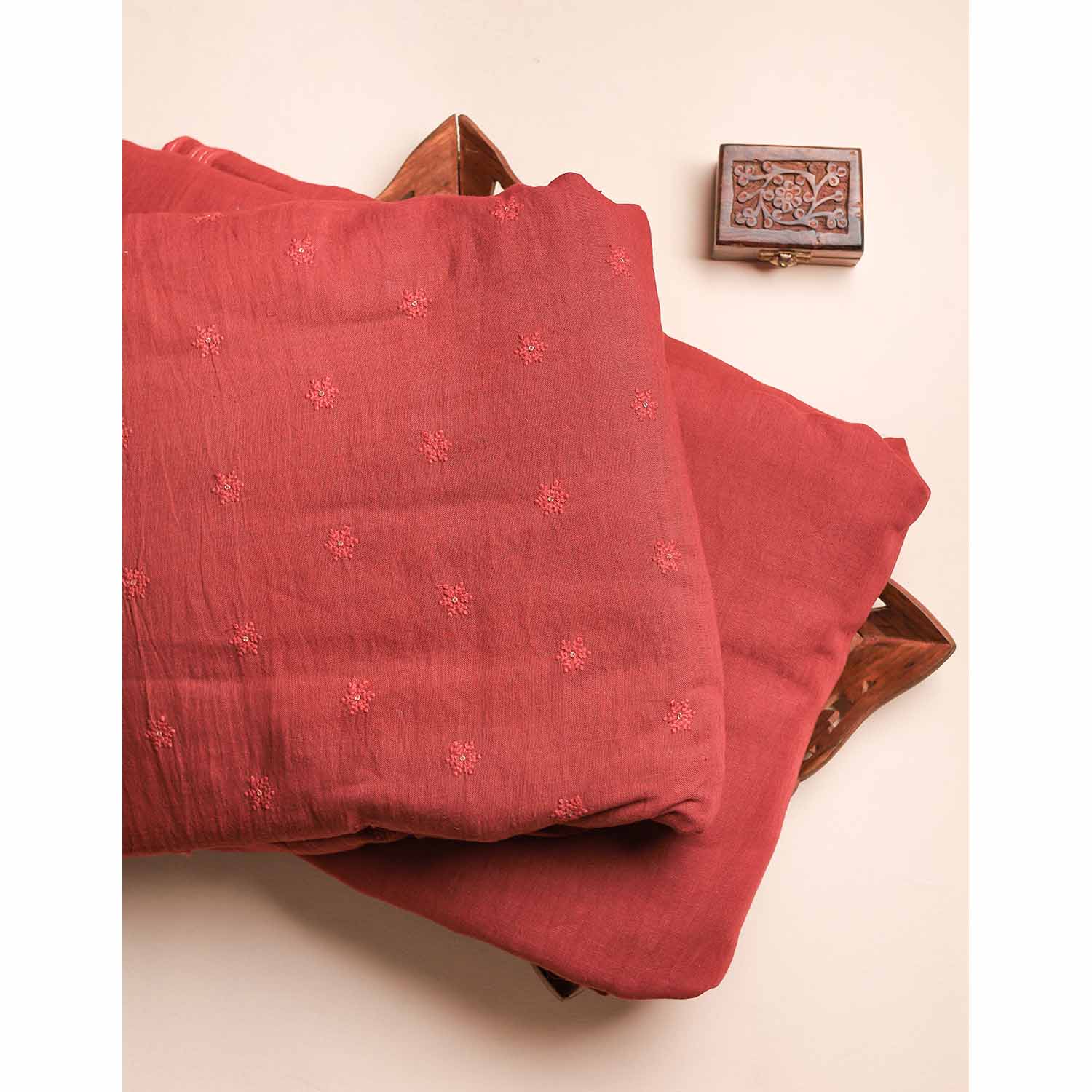 PURE LINEN EMBRIODERY FABRIC