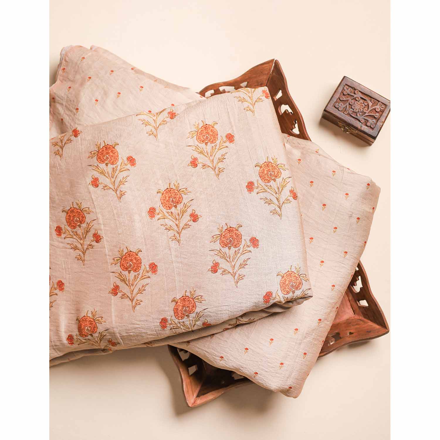 MOGRA CHANDERI FABRIC