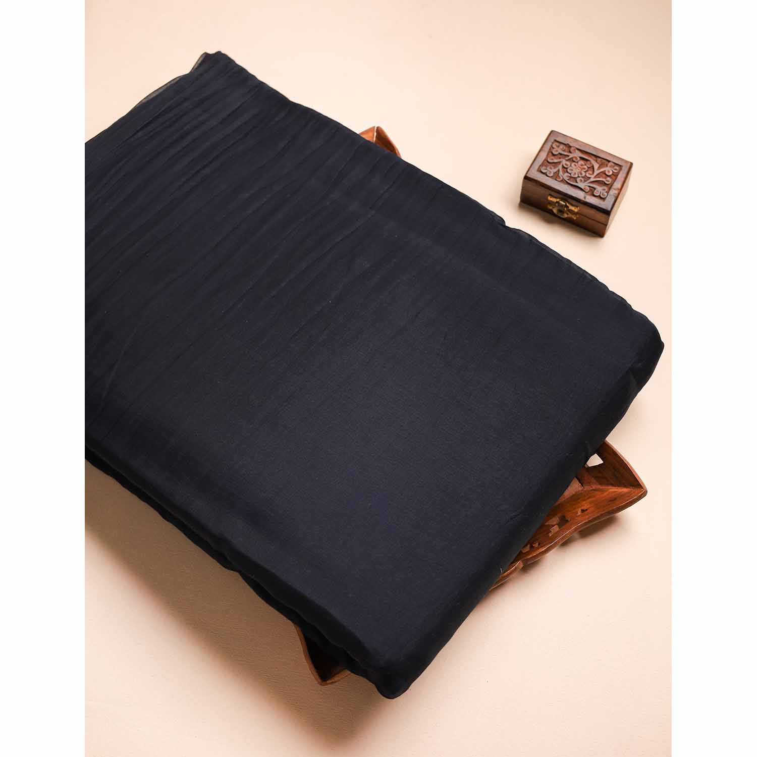 MUL CHANDERI PLAIN FABRIC