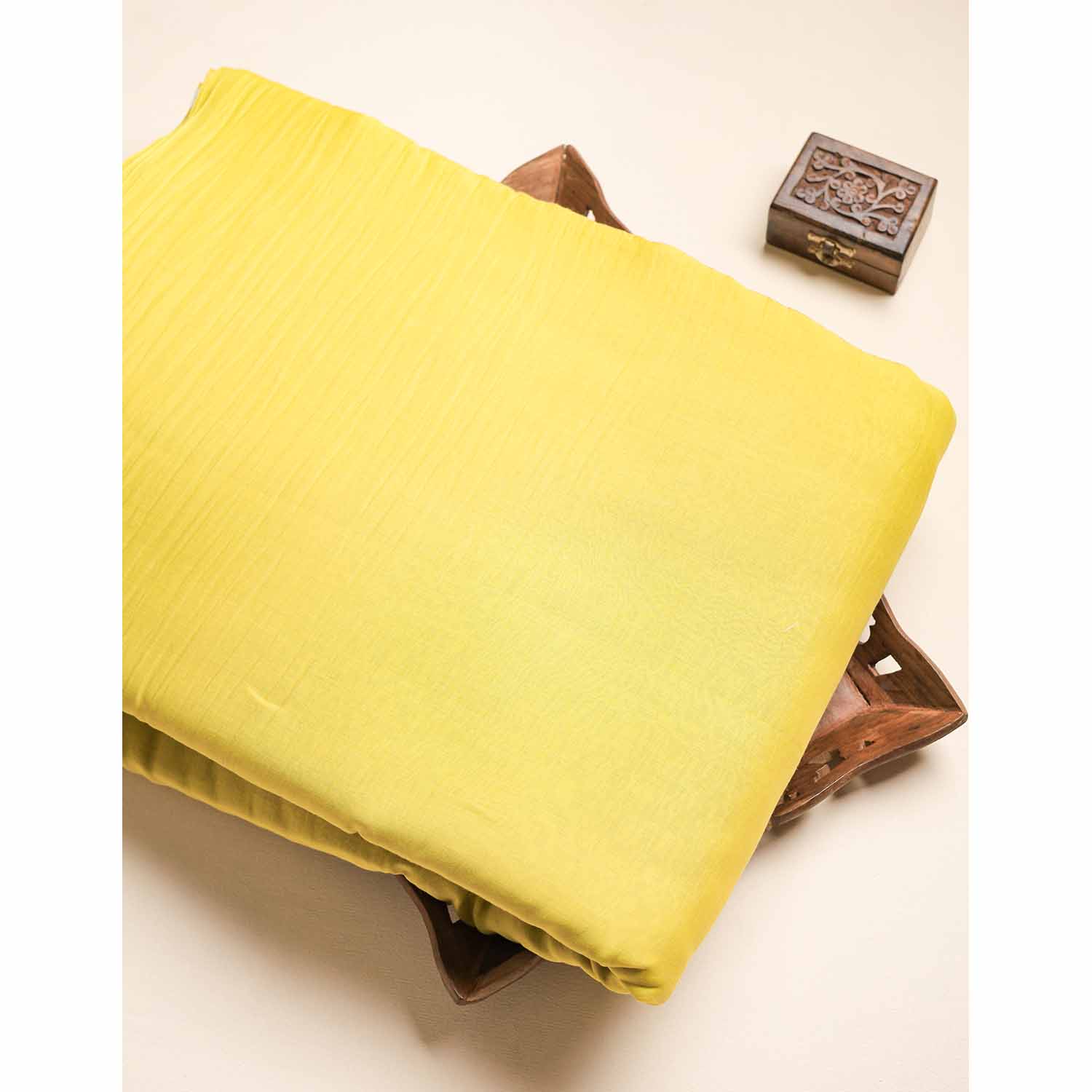 MUL CHANDERI PLAIN FABRIC