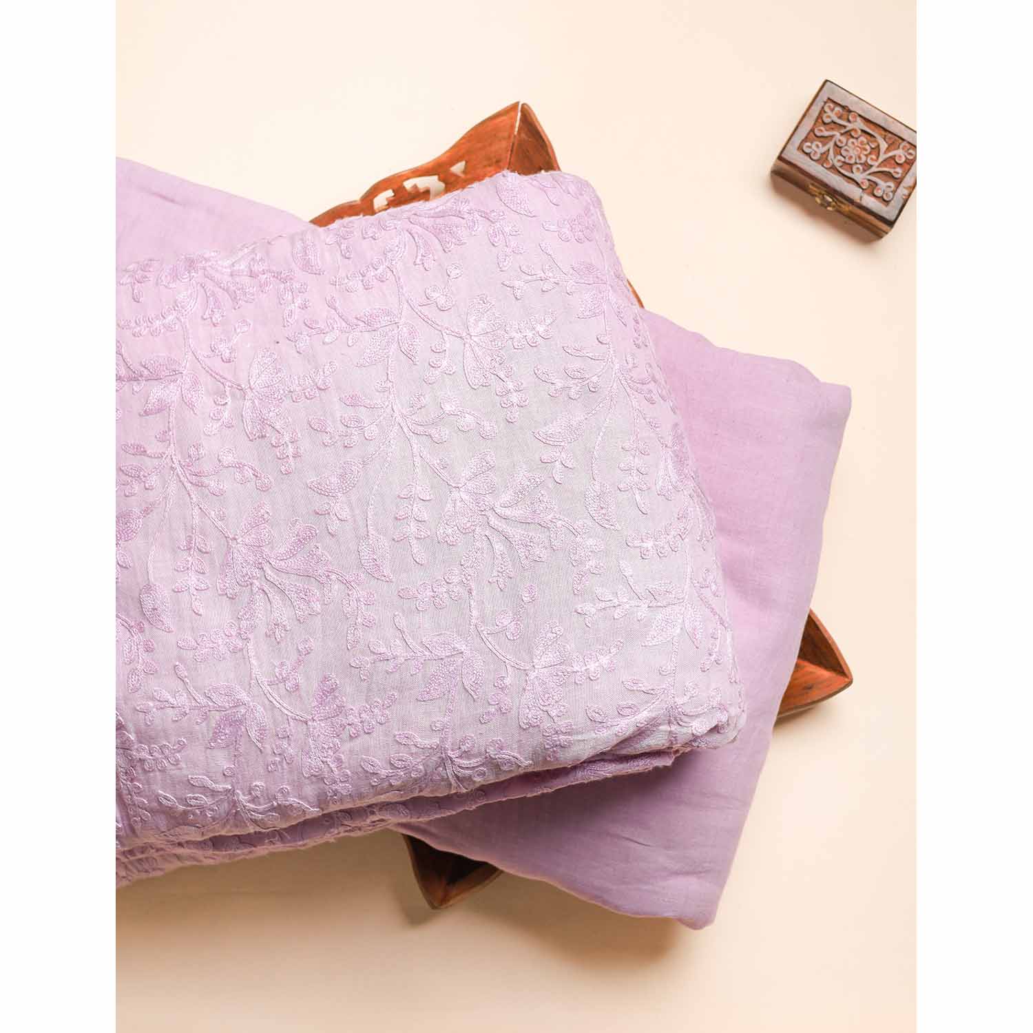 PURE LINEN EMBROIDERED & PLAIN FABRICS