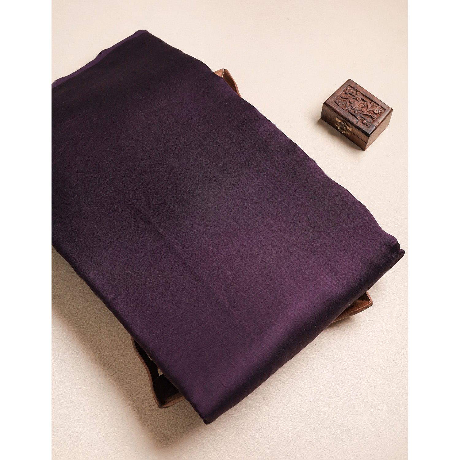 MUL CHANDERI PLAIN FABRIC