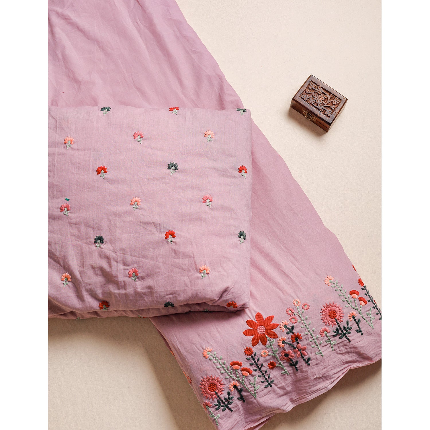 PURE COTTON EMBROIDERED FABRICS